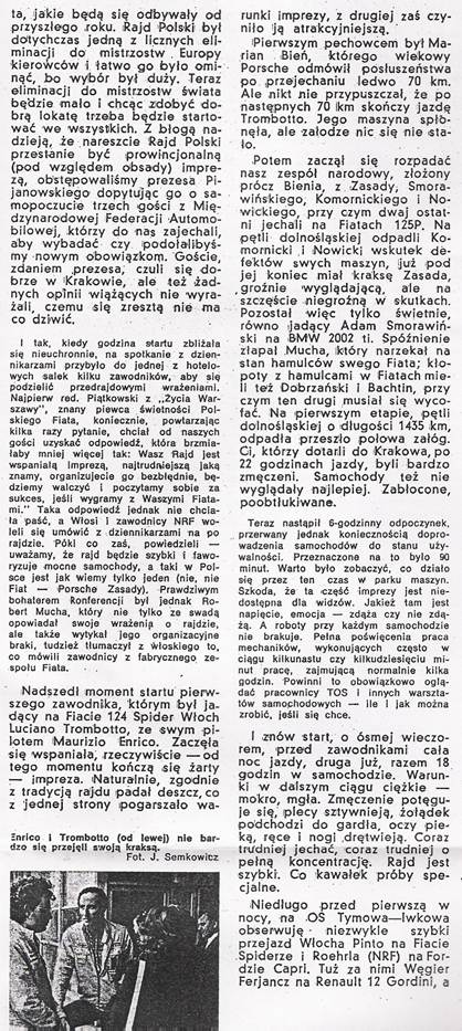 12 eliminacja - 32 Rajd Polski (PL) 