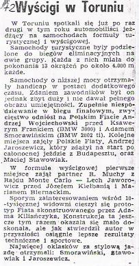 Toruń. 2 eliminacja.  1-2.10.1972r.