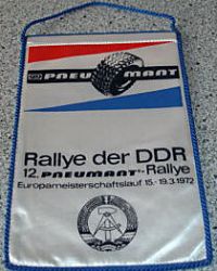12 Pneumant Rallye  (DDR).  15-18.03.1972r.