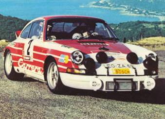 Gerard Larrousse i Christian Delferrier - Porsche 911 Carrera RS.