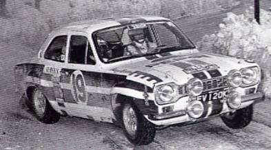 Timo Makinen i Henry Liddon – Ford Escort RS 1600.