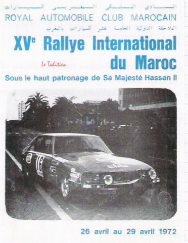 15 Rajd Maroka. 4 eliminacja.  26-29.04.1972r.