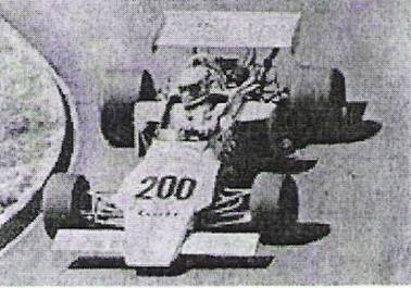 Xavier Perrot na samochodzie March 722.