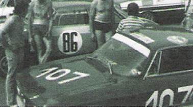 Nr.107. Jan Váňa na samochodzie Alfa Romeo GTA-J.