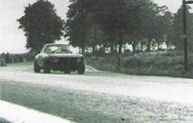 Antonin Gailiani Tvrdý na samochodzie Alfa Romeo GTA-J.