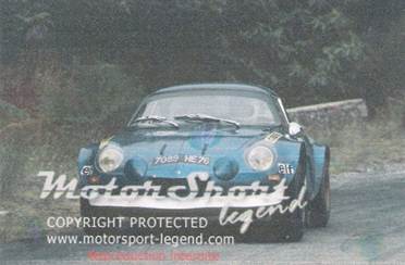 Jean Claude Andruet – Alpine Renault A110.