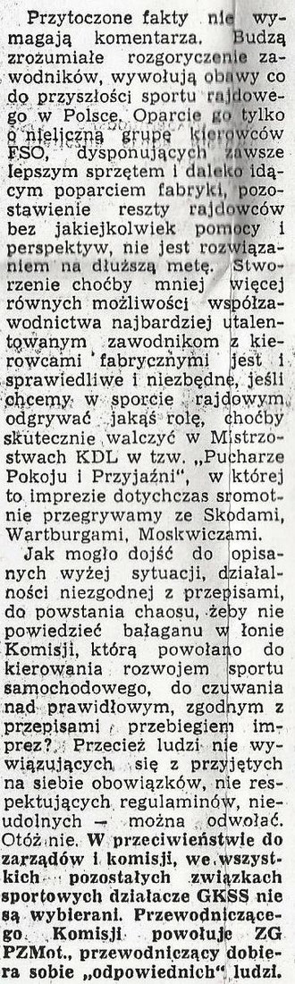 Rajdowe Mistrzostwa Polski 1973r