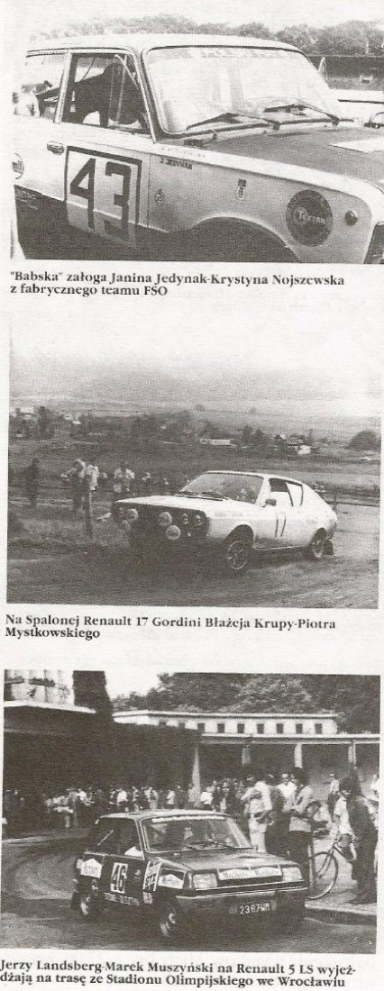 35 Rajd Polski - 1975r
