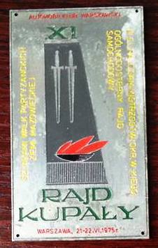 Rajd Kupały - 1975r