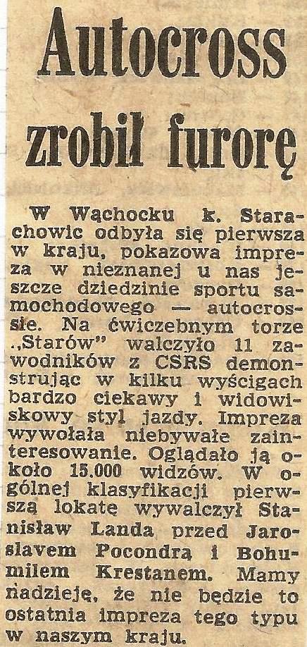 Wąchock-autocross - 1976r