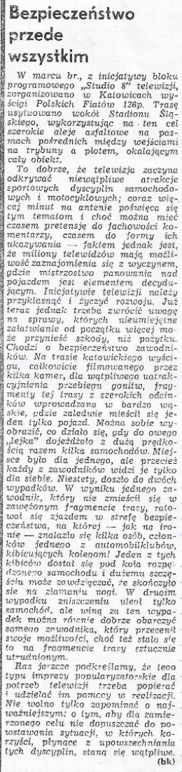 Chorzów - wyścig 