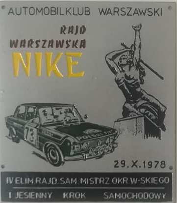 Rajd Warszawska Nike - 1978r
