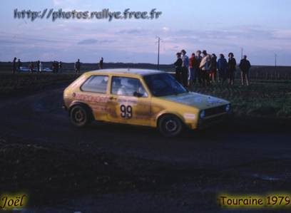 Rajd Criterium de Touraine. 3 eliminacja.  24-25.03.1979r.