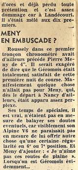 Rallye de Lorraine. 7 eliminacja.  19-20.05.1979r.