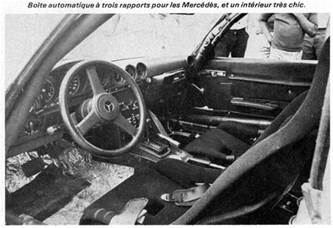  Wnętrze Mercedesa Benz 450 SLC 5.0.