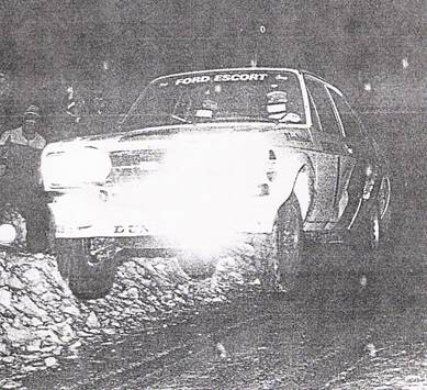 Björn Waldegard i Hans Thorszelius – Ford Escort RS 1800.