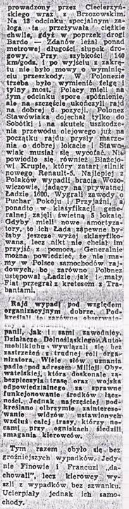 Rajd Polski (PL). 31 eliminacja. 5-8.07.1979r.