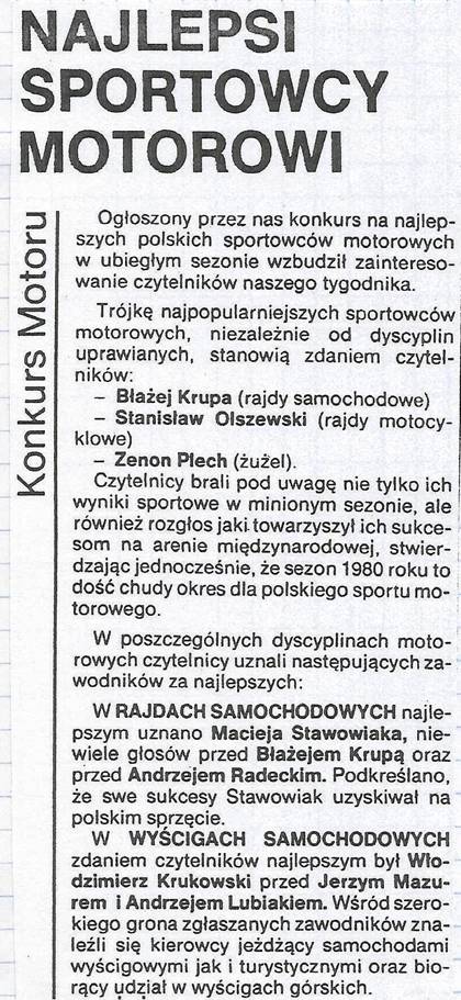 Podsumowanie RSMP - 1980r