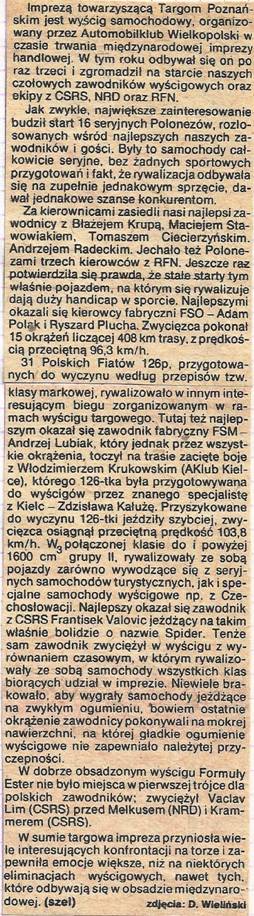 Wyścig targowy - Poznań 1980r