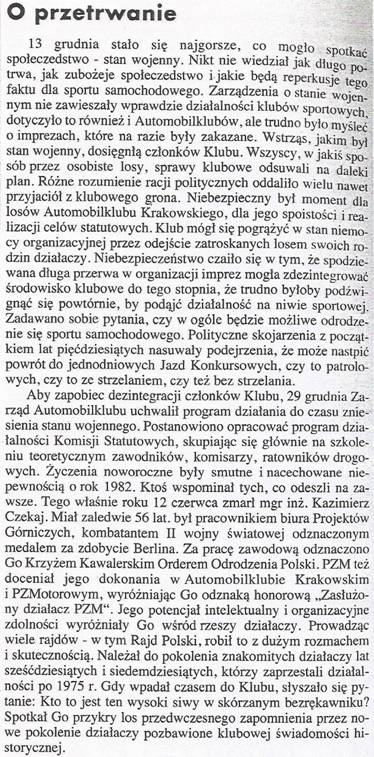 Siepraw – Krzeszkowice 1981r