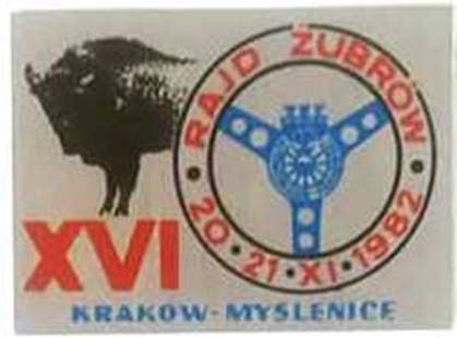 16 Rajd Żubrów - 1982r