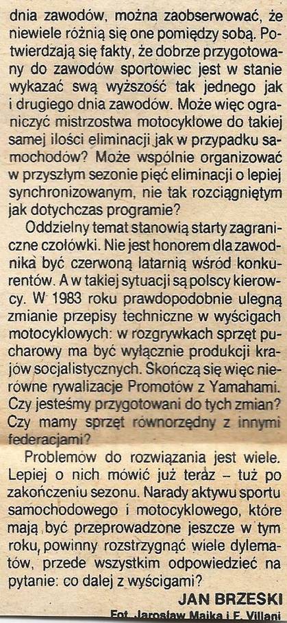 Podsumowanie WSMP 1982r