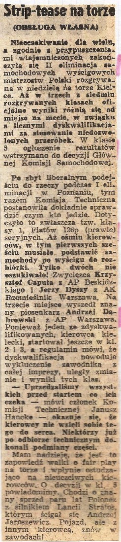 Kielce 2 elim.WSMP - 1983r