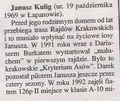 Janusz Kulig.