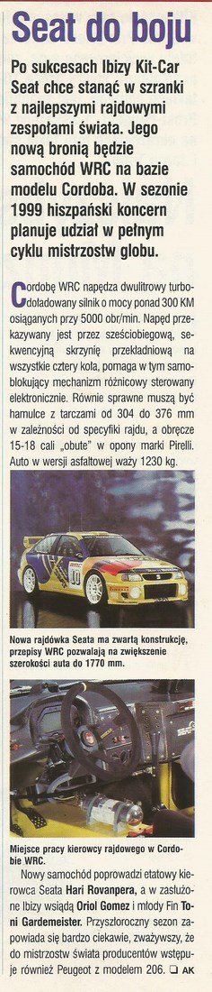 Seat Cordoba WRC.