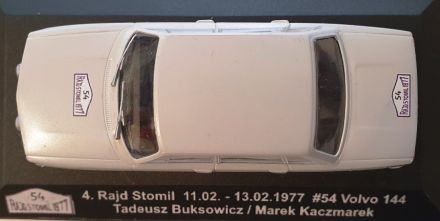 Tadeusz Buksowicz i Marek Kaczmarek - Rajd Stomil 1977 (model)