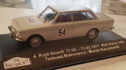 Tadeusz Buksowicz i Marek Kaczmarek - Rajd Stomil 1977 (model)