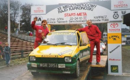 Włodzimierz Pawluczuk i Marek Kaczmarek - Suzuki Maruti 900.
