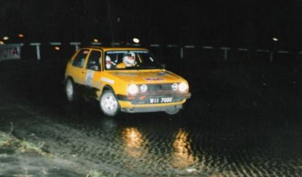 Włodzimierz Skrodzki i Marek Kaczmarek - VW Golf II GTi 16V.