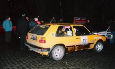 Włodzimierz Skrodzki i Marek Kaczmarek - VW Golf II GTi 16V.