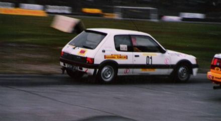 Sebastian Granica i Marek Kaczmarek - Peugeot 205 GTi.