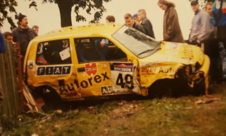 Jacek Sikora i Marek Kaczmarek - Fiat Cinquecento Sporting.