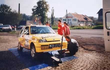 Jacek Sikora i Marek Kaczmarek - Fiat Cinquecento Sporting.