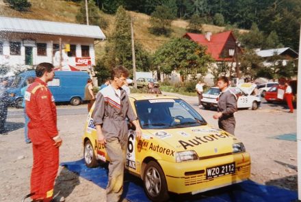 Jacek Sikora i Marek Kaczmarek - Fiat Cinquecento Sporting.