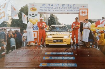 Jacek Sikora i Marek Kaczmarek - Fiat Cinquecento Sporting.