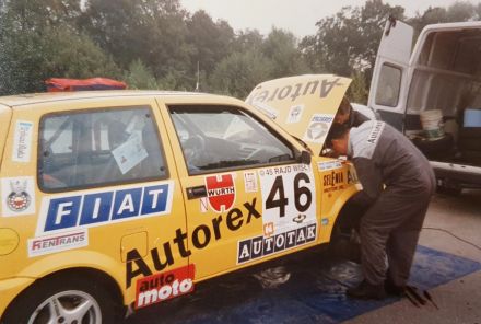 Jacek Sikora i Marek Kaczmarek - Fiat Cinquecento Sporting.