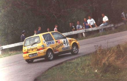 Jacek Sikora i Marek Kaczmarek - Fiat Cinquecento Sporting.