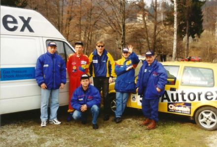 Zespół Autorexu. Sebastian Chomicz, Marek Kaczmarek, Paweł Górczyński, Bogdan Latkowski, Sławomir Saniewski  i Leon Partyka.