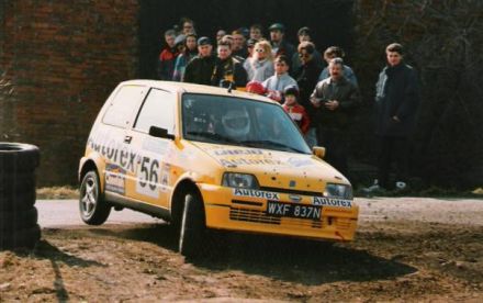 Jacek Sikora i Marek Kaczmarek - Fiat Cinquecento Sporting.
