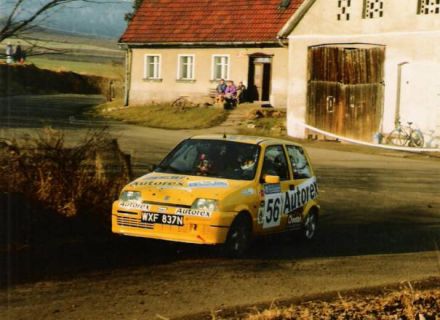 Jacek Sikora i Marek Kaczmarek - Fiat Cinquecento Sporting.