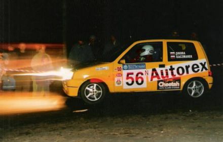 Jacek Sikora i Marek Kaczmarek - Fiat Cinquecento Sporting.