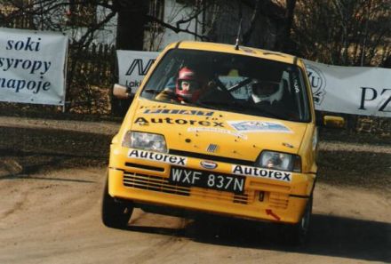 Jacek Sikora i Marek Kaczmarek - Fiat Cinquecento Sporting.