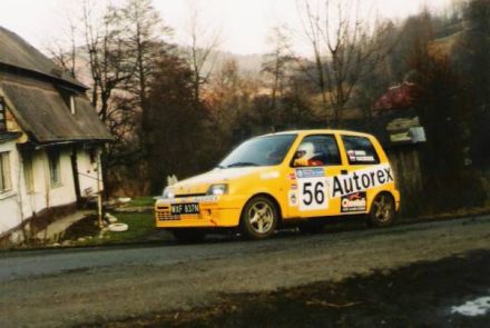 Jacek Sikora i Marek Kaczmarek - Fiat Cinquecento Sporting.