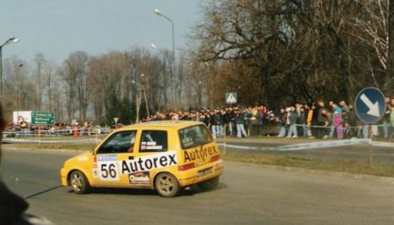 Jacek Sikora i Marek Kaczmarek - Fiat Cinquecento Sporting.
