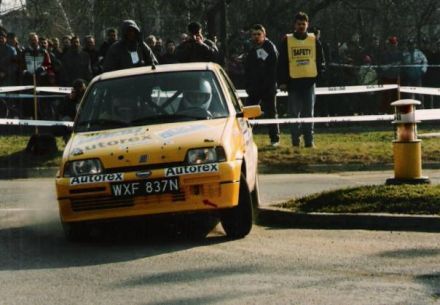 Jacek Sikora i Marek Kaczmarek - Fiat Cinquecento Sporting.
