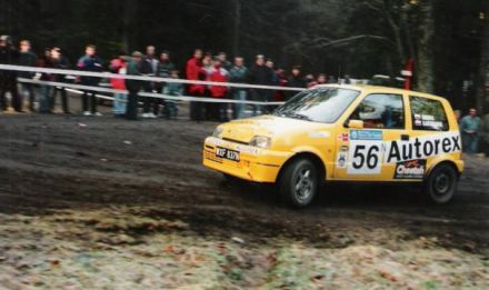 Jacek Sikora i Marek Kaczmarek - Fiat Cinquecento Sporting.